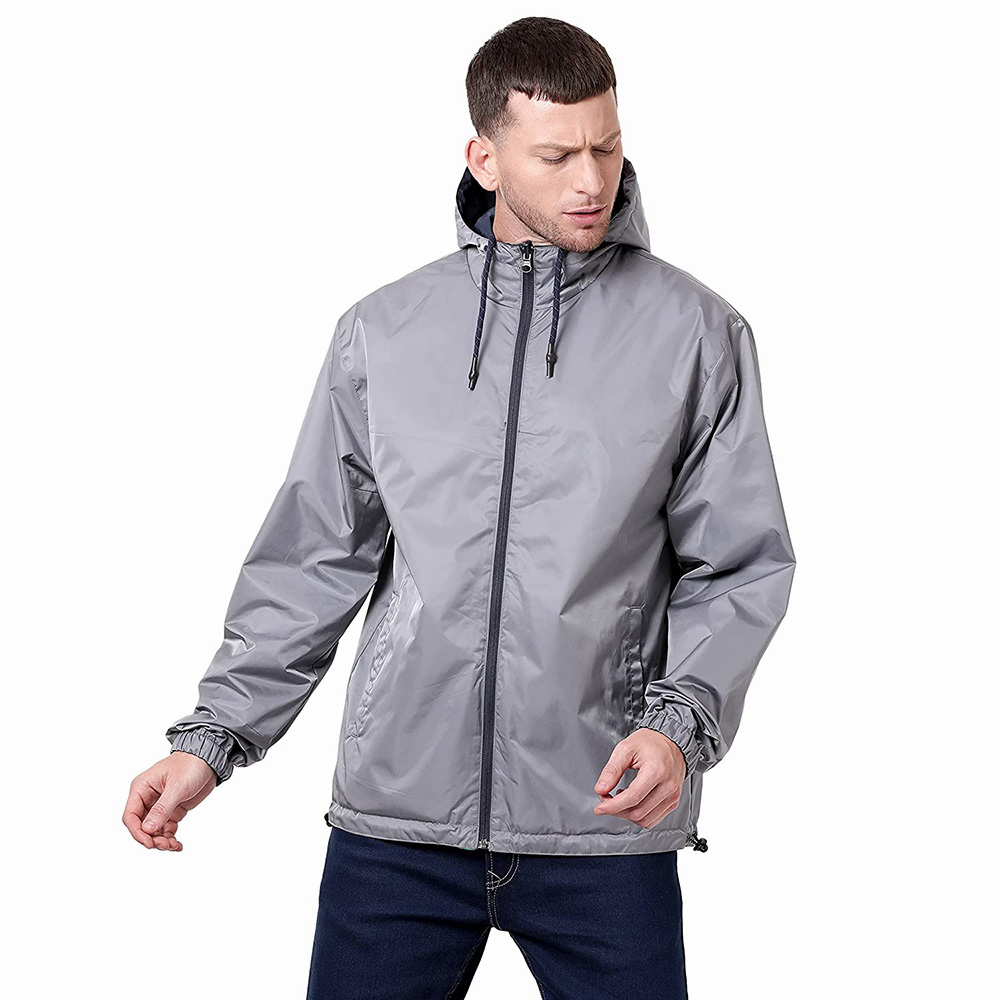 National Apparels Summer Hiking Farm Work Rain Jacket Man PU Hooded Rainsuit Pants Outdoor Hunter Fashion Mens Raincoat